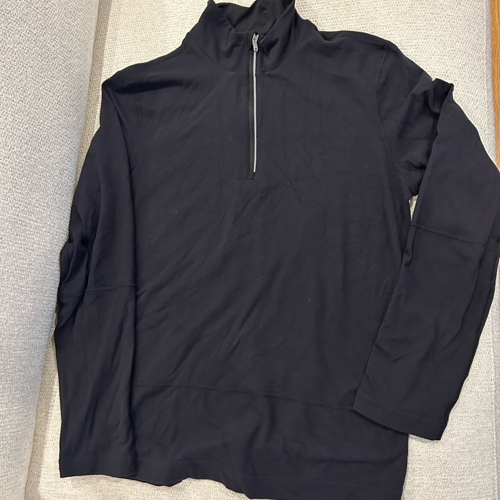 Lululemon men’s Black Quarter-Zip Pullover
